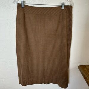 Gorgeous Camel pinstripe pencil skirt